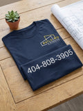 Custom Corporate T-Shirt – Company Logo + Contact Number