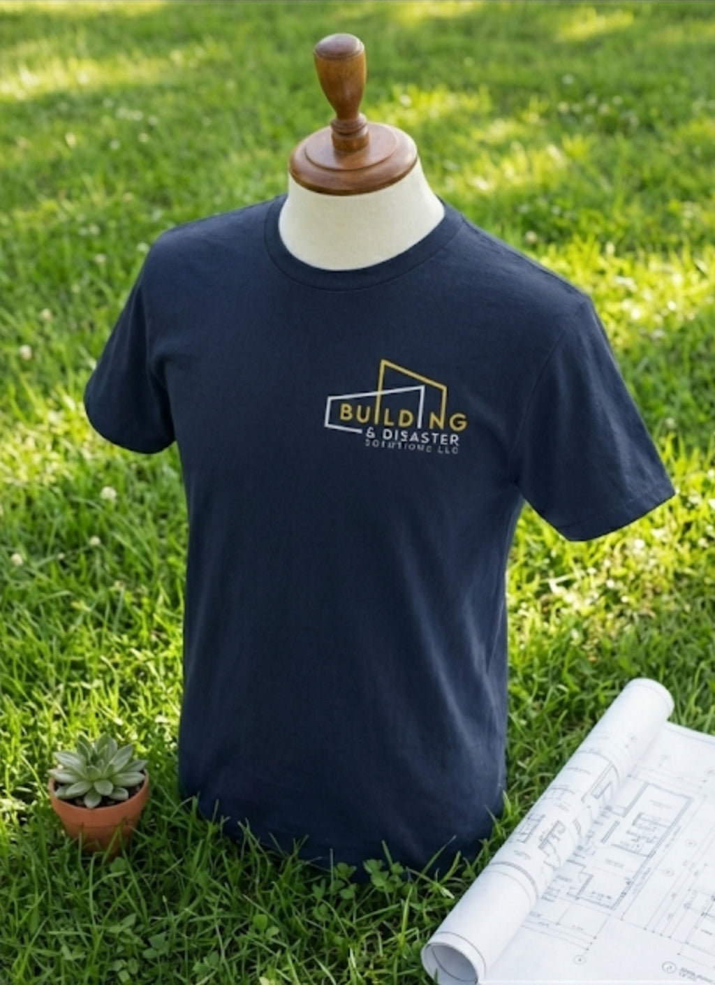 Custom Corporate T-Shirt – Company Logo + Contact Number