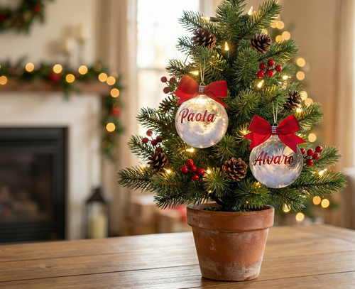 Custom Christmas Ornaments 3.14” – DTF & Vinyl