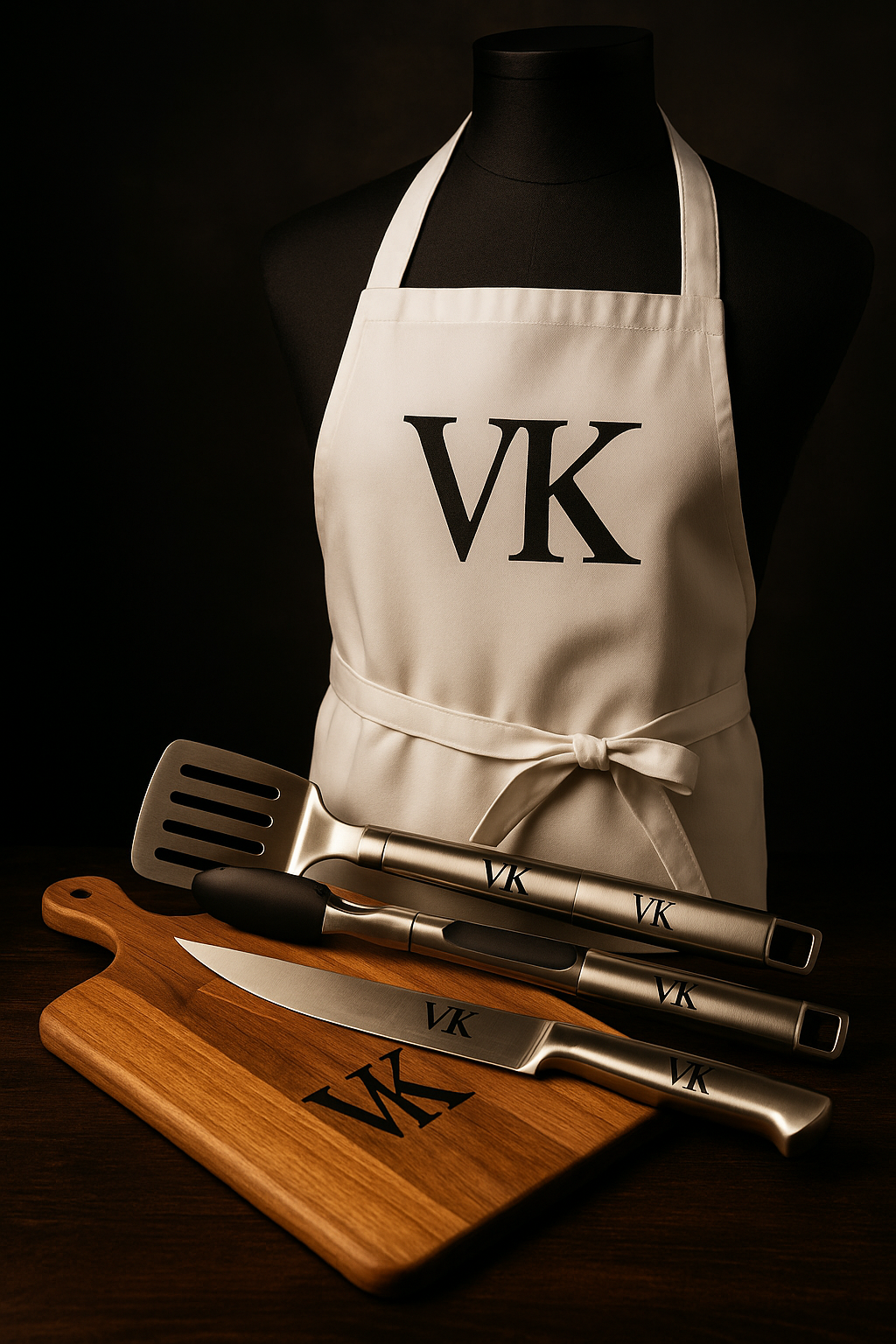 Set de Cocina Personalizado – Delantal y Utensilios Grabados