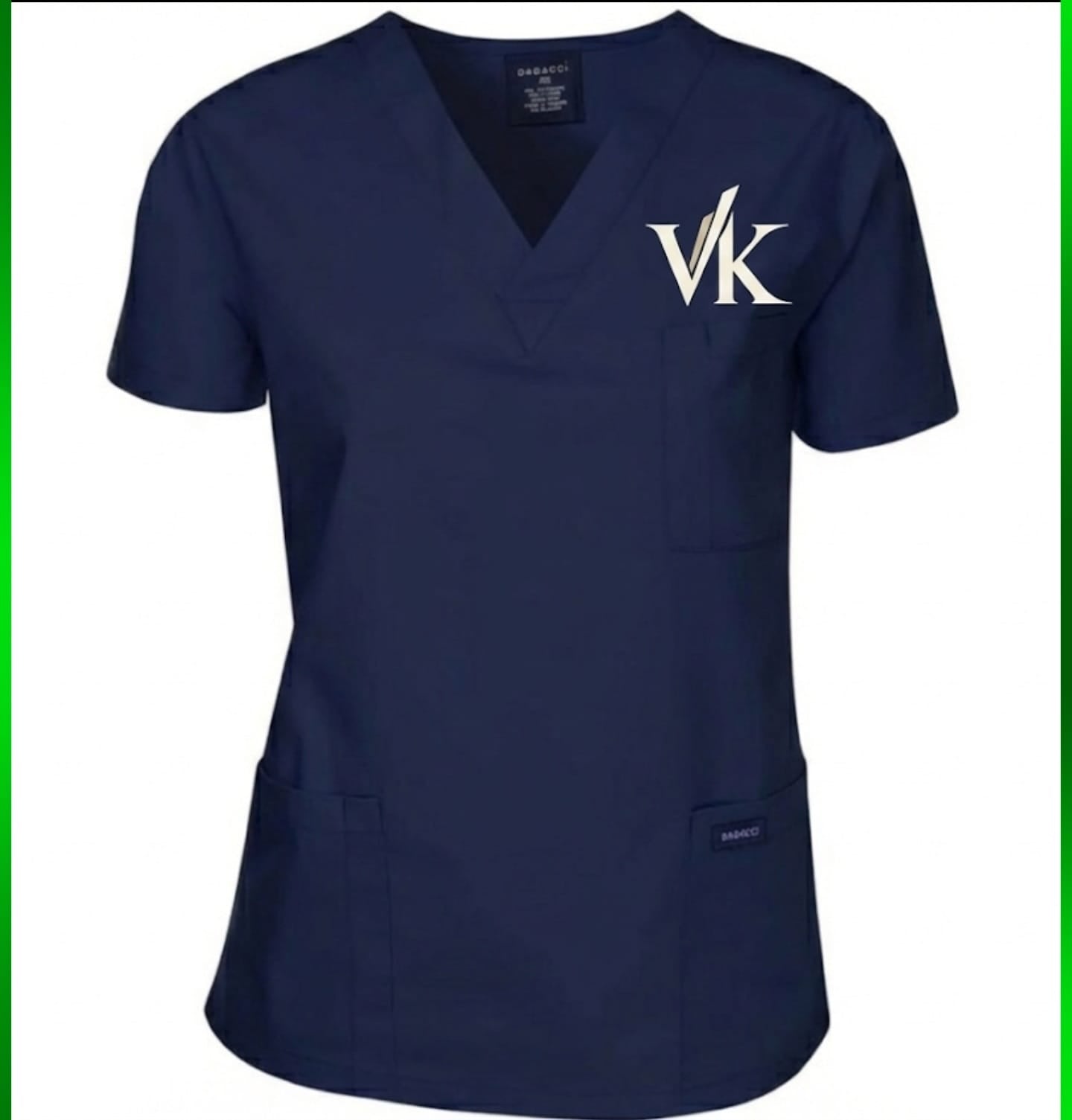 Custom Medical Scrub Set – Personalized Logo in DTF/Vinyl