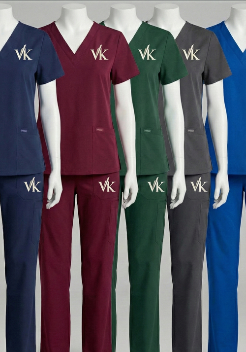 Custom Medical Scrub Set – Personalized Logo in DTF/Vinyl