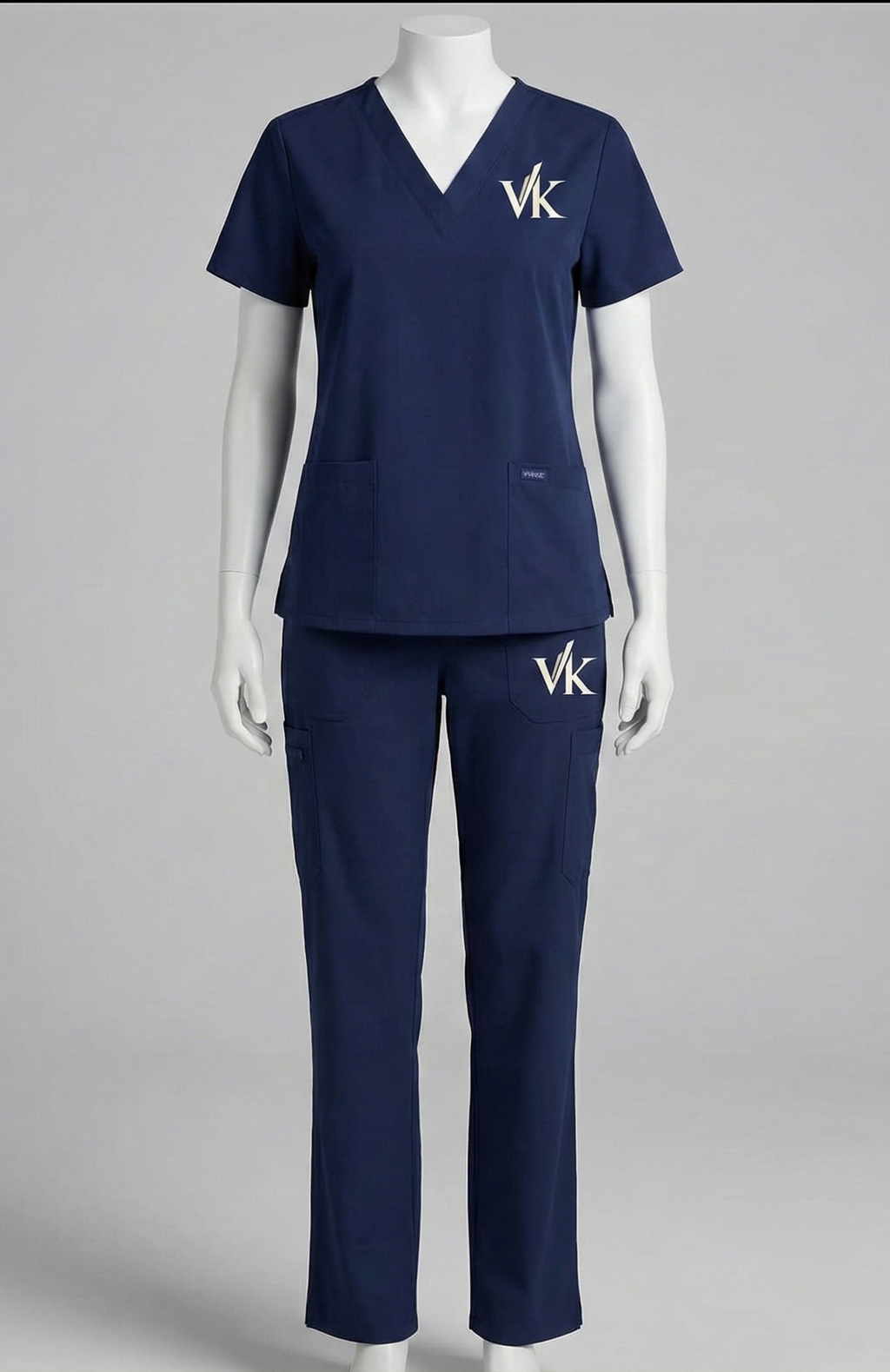 Custom Medical Scrub Set – Personalized Logo in DTF/Vinyl