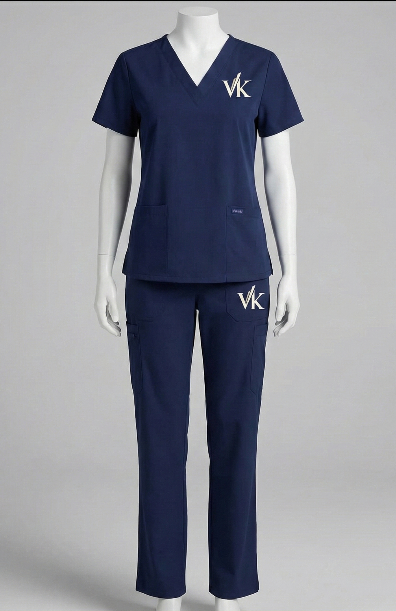 Custom Medical Scrub Set – Personalized Logo in DTF/Vinyl