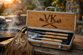 Set de Parrilla Premium con Grabado Láser