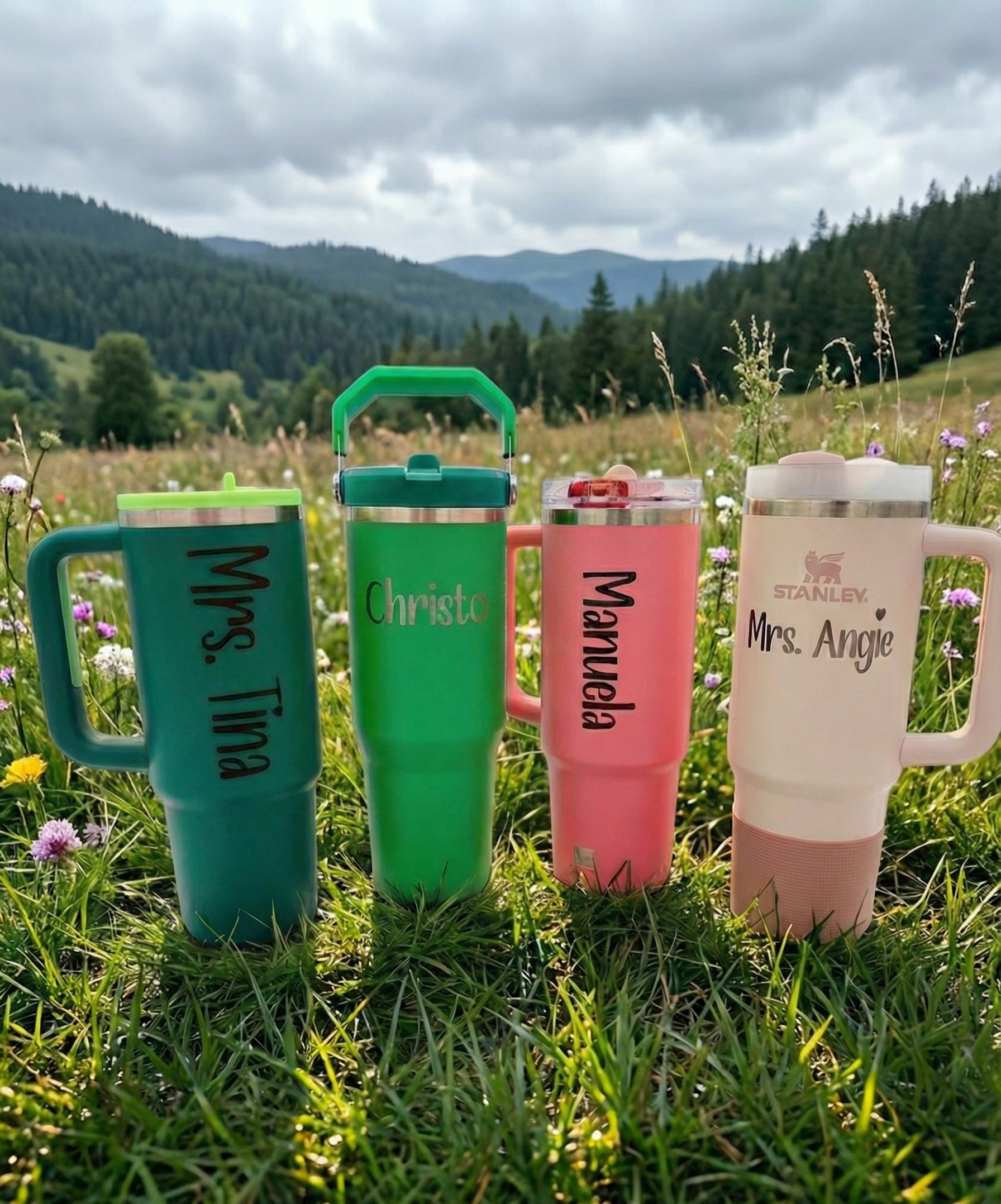 Custom Laser-Engraved Thermal Tumblers