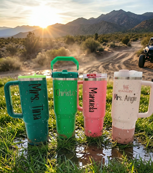 Custom Laser-Engraved Thermal Tumblers