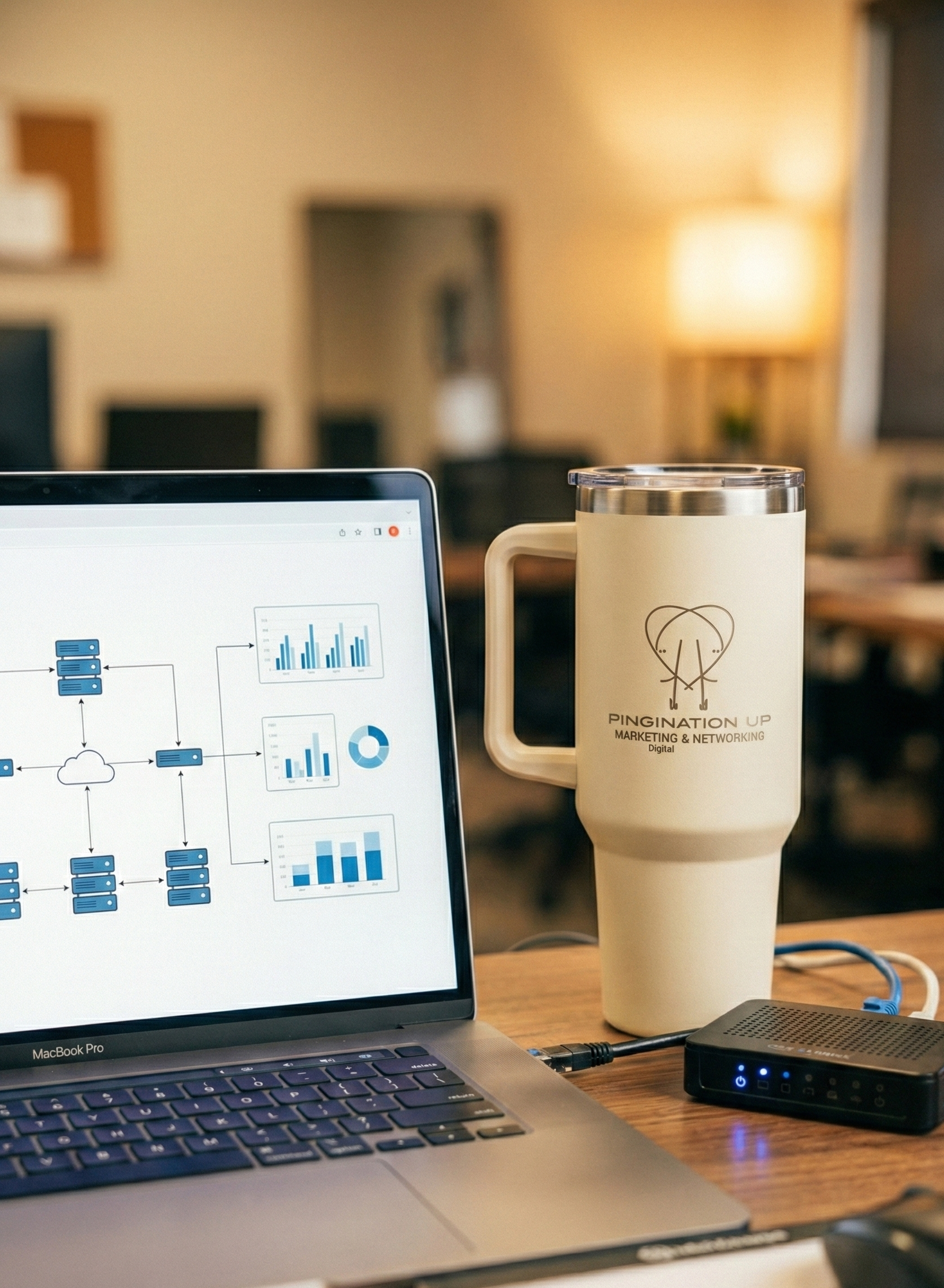 Custom Thermal Tumbler with Laser Engraving