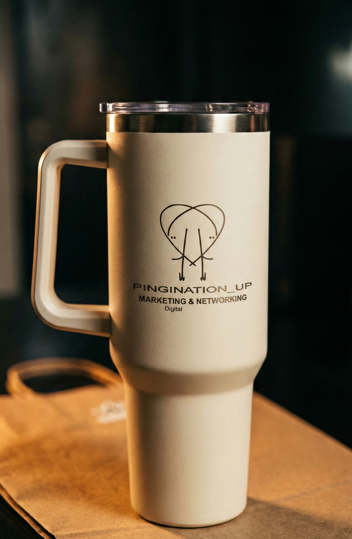 Custom Thermal Tumbler with Laser Engraving